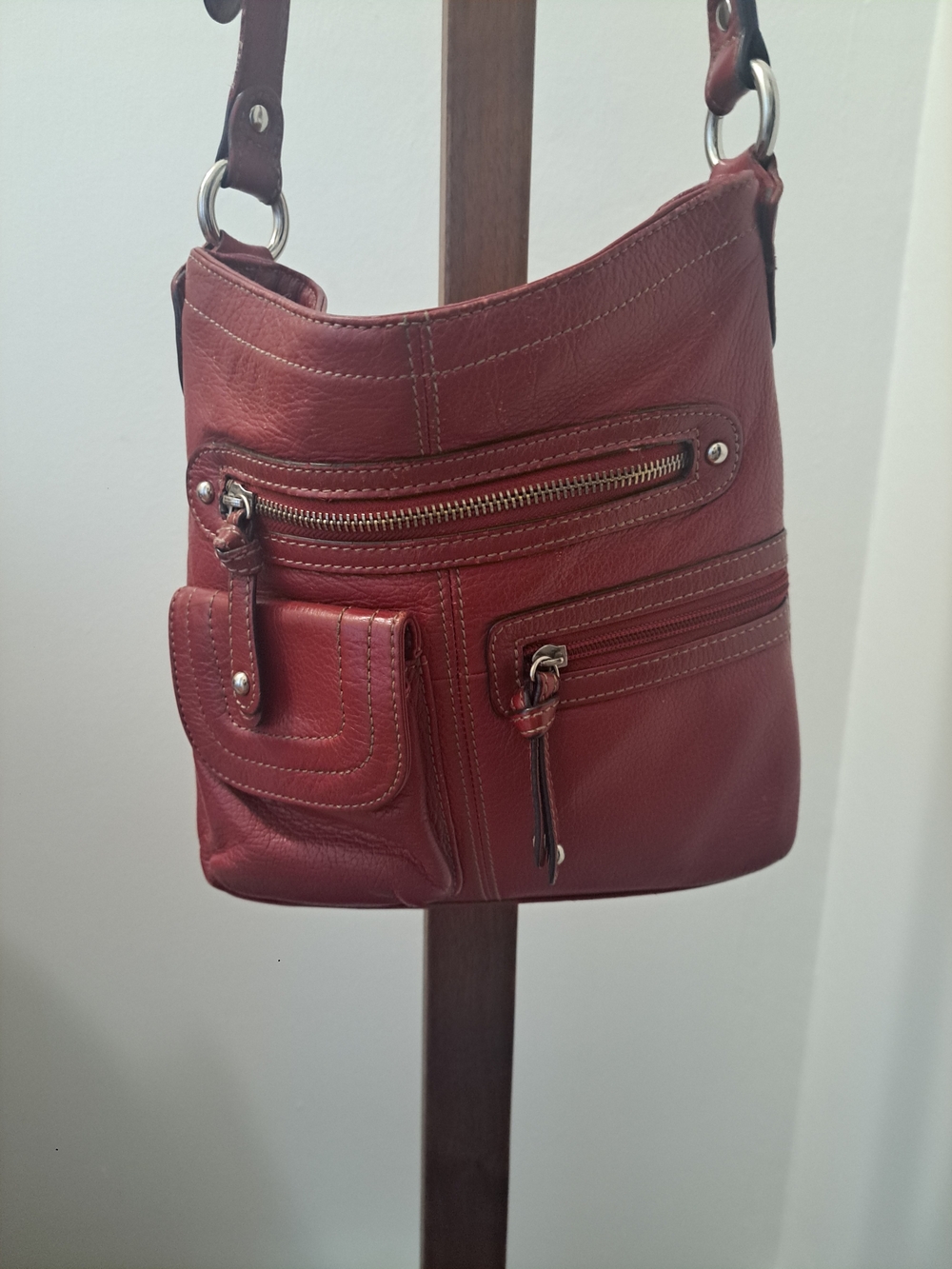 DANIER RED LEATHER PURSE